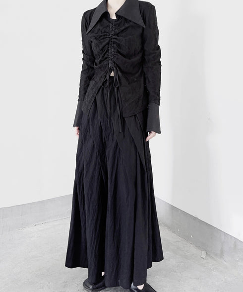 Center Shirring Blouse