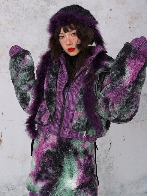 Layered Camouflage Jacket