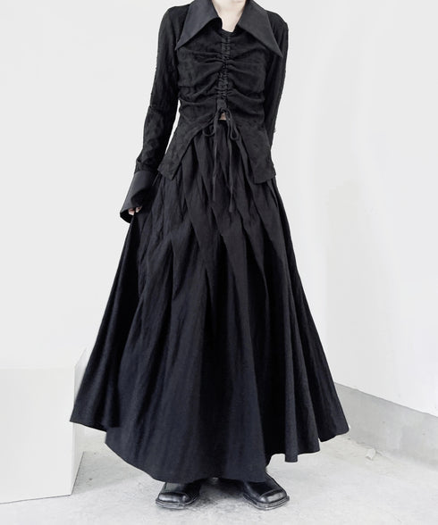 Center Shirring Blouse