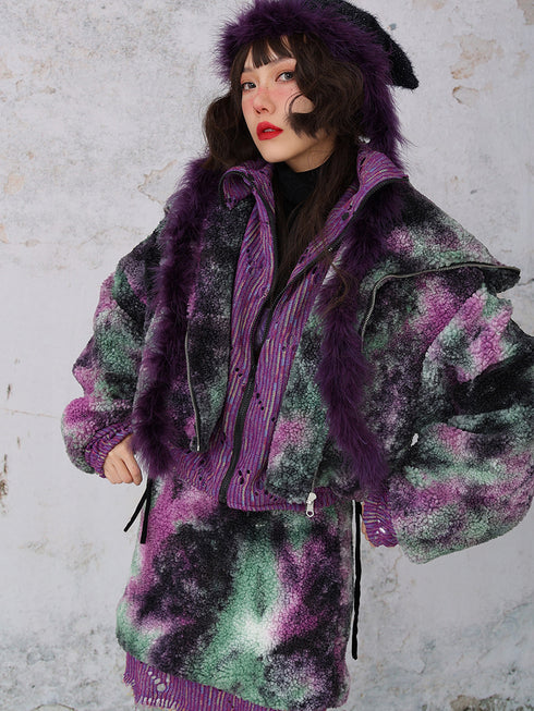 Layered Camouflage Jacket