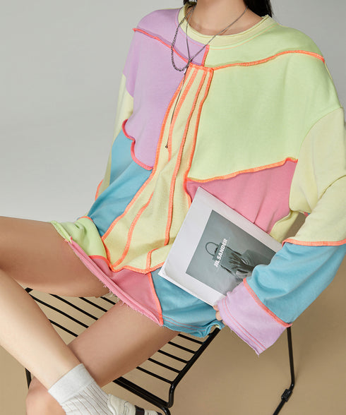 Color Patchwork Top