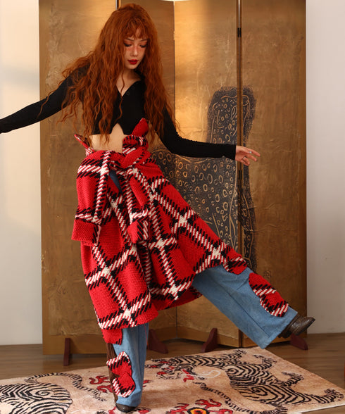 Antique Plaid Blouse