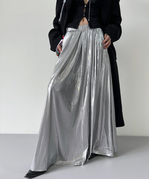Shiny Flare Skirt