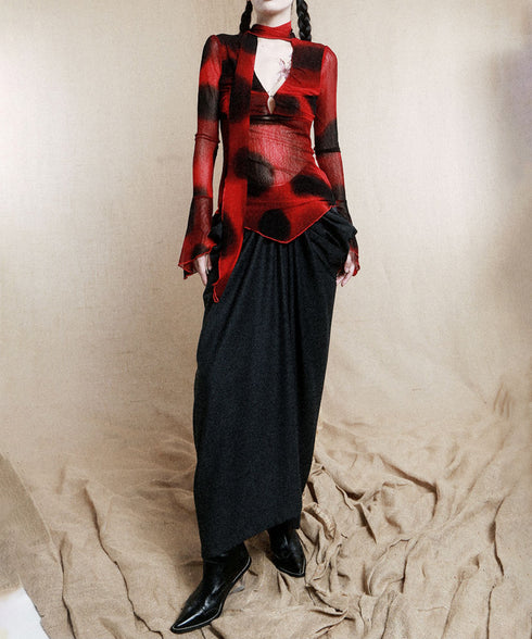 Big Pocket Low Waist Skirt