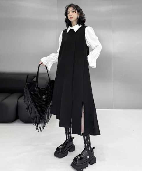 Asymmetrical Slit Dress