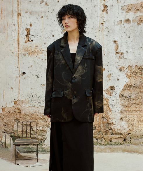 Printed Shiny Jacket