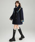 Jacquard Ribbon Cloud Shoulder Coat