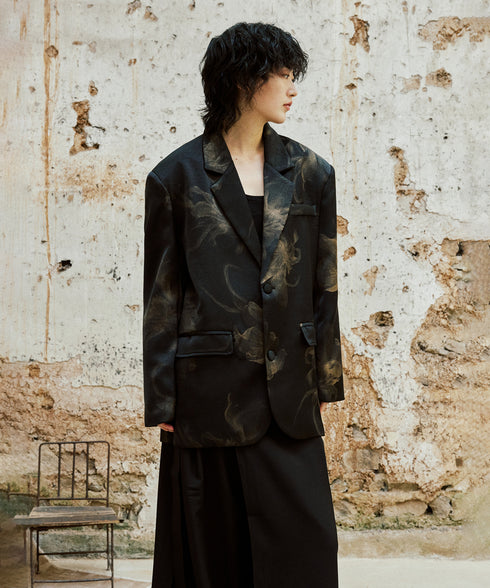 Printed Shiny Jacket