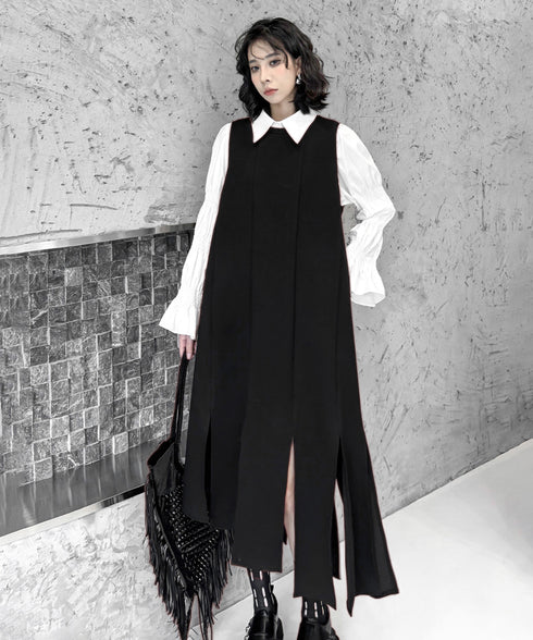 Asymmetrical Slit Dress