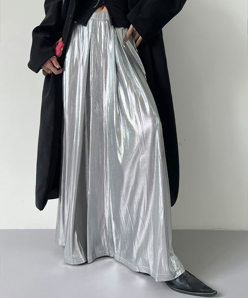 Shiny Flare Skirt
