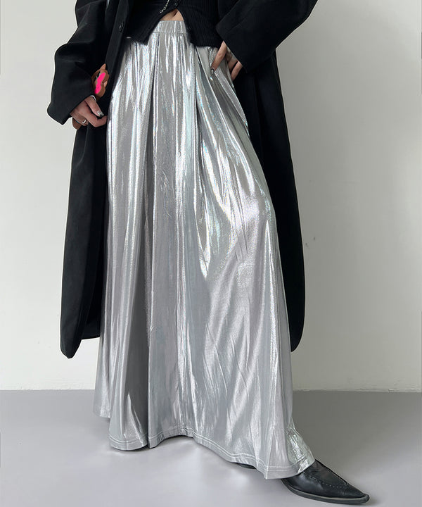 Shiny Flare Skirt