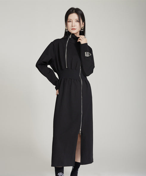 Double Zip Slit Dress