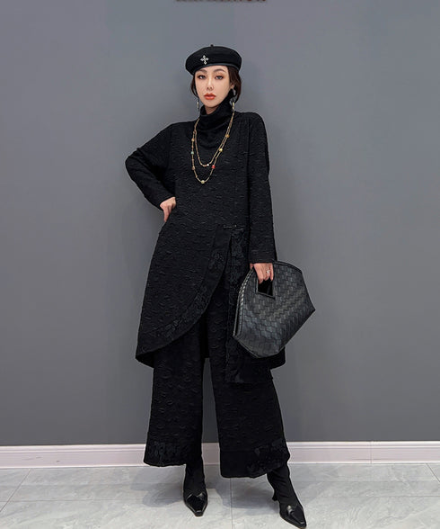 Side Slit Ripple Top & Pants