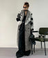 Faux Fur Splicing Coat