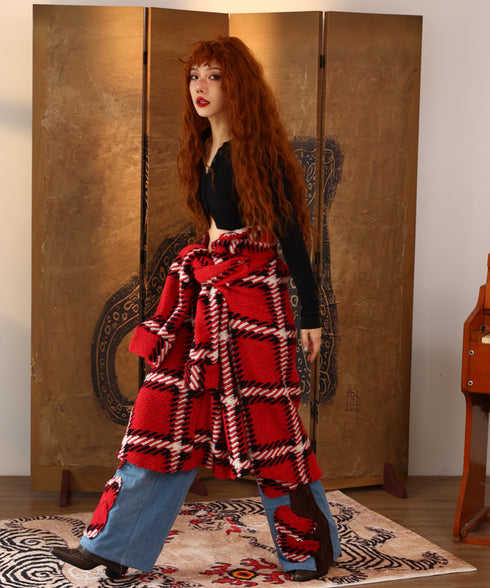 Antique Plaid Blouse