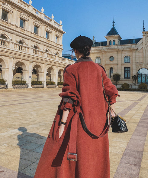 Double Button Long Coat