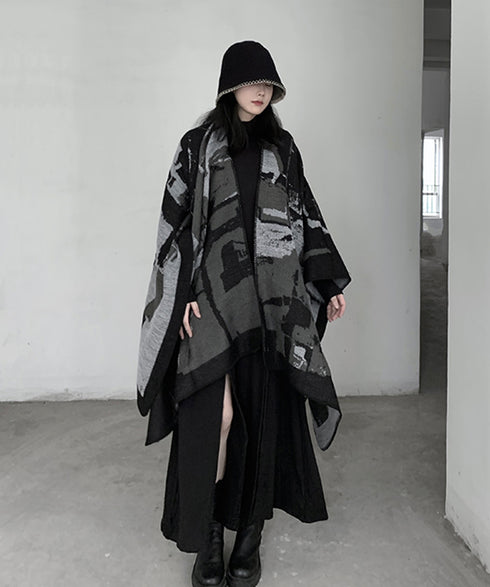 Geometric Knit Stole