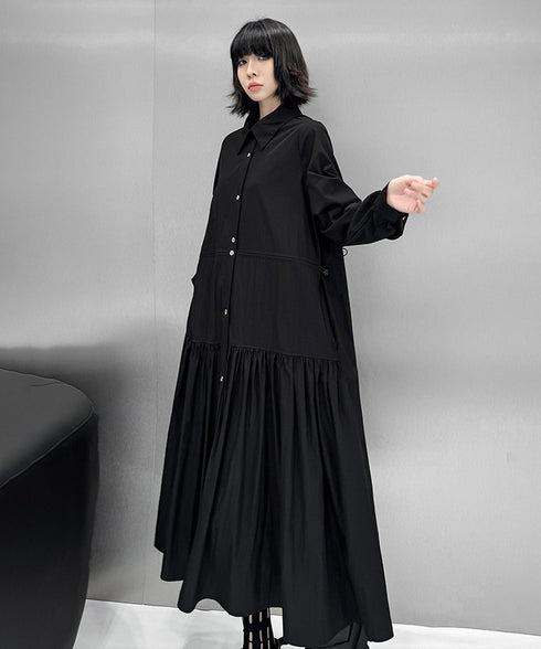 Gathered Switching Dress