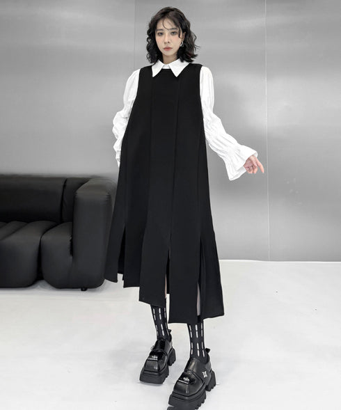 Asymmetrical Slit Dress