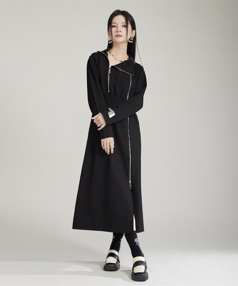 Double Zip Slit Dress