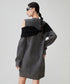 Shoulder Cut-out Knit Dress