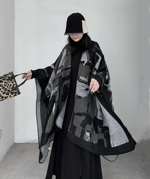 Geometric Knit Stole