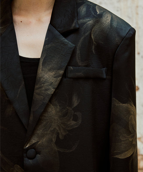Printed Shiny Jacket