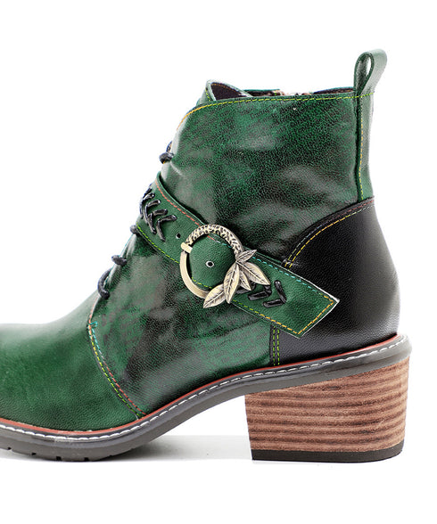 Faded Print Short Boots