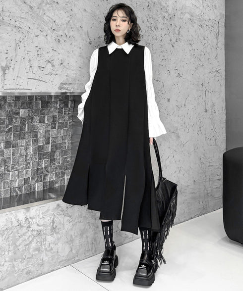 Asymmetrical Slit Dress