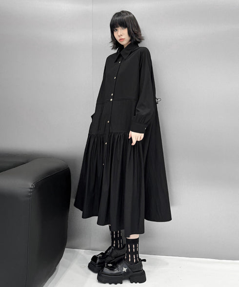 Gathered Switching Dress