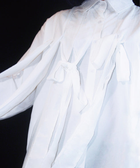 Klein Ribbon Shirt Dress