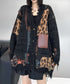 Leopard Patchwork Cardigan