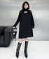 Half Turtleneck Knit Dress