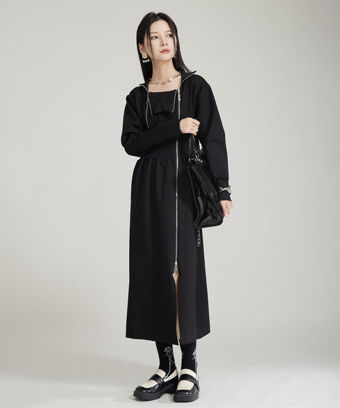 Double Zip Slit Dress