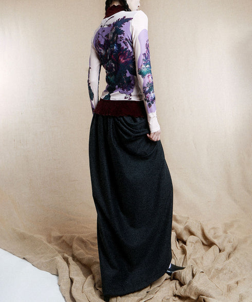 Big Pocket Low Waist Skirt