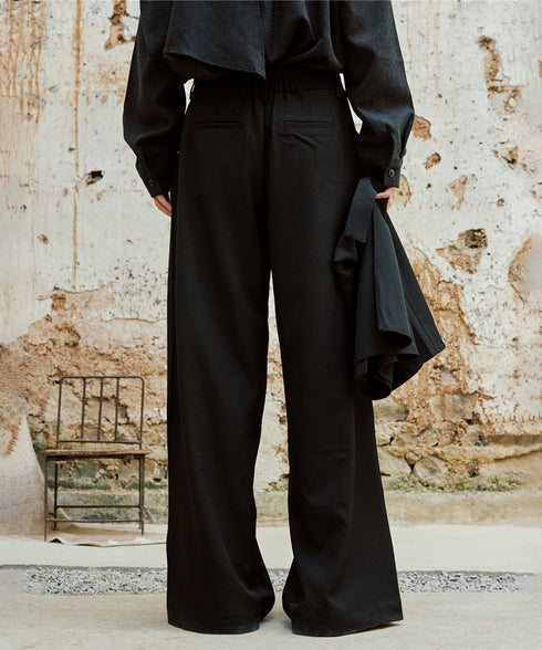 Wrap Skirt & Wide Pants