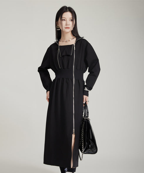 Double Zip Slit Dress