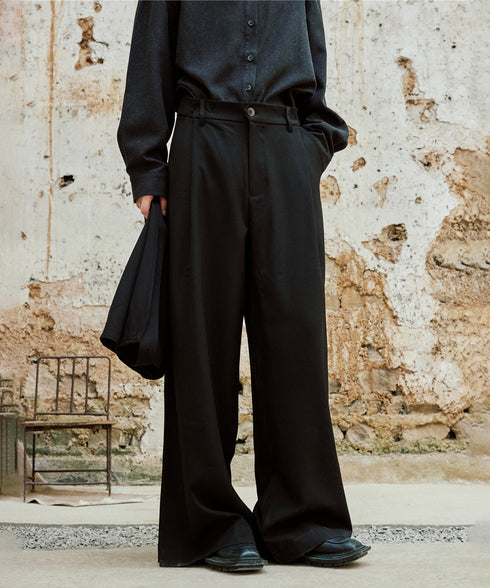 Wrap Skirt & Wide Pants