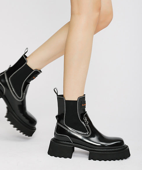 Color Block Side Gore Boots