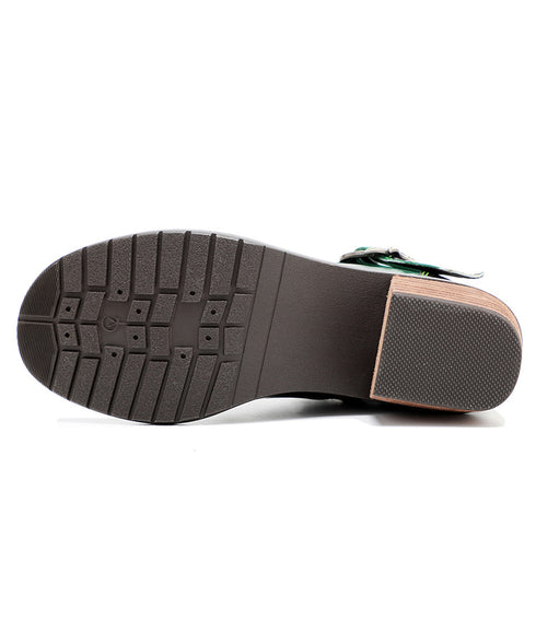 Faded Print Short Boots