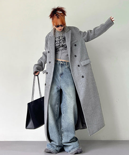 Double Button Chester Coat