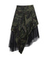 Mesh Layered Camouflage Skirt