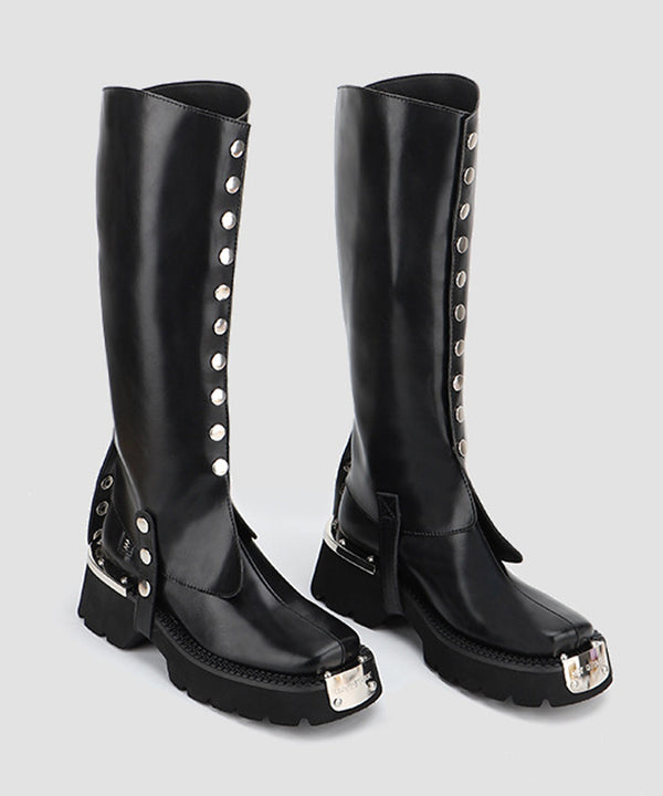 Button Design Cover Boots