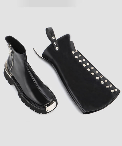 Button Design Cover Boots