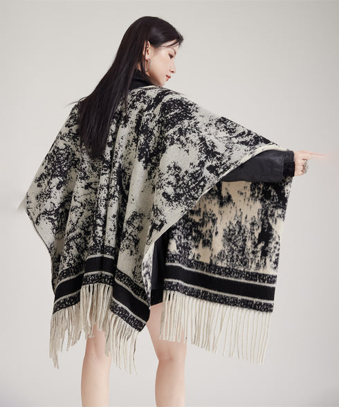 Ink Jacquard Stole