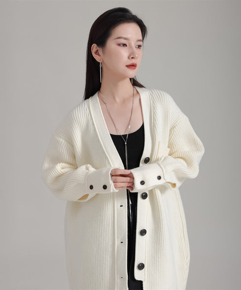 Rib Knit Cardigan