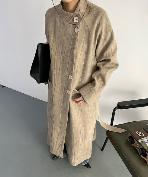 Stand Collar Thin Coat