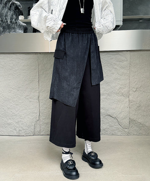 Layered Cropped Pants