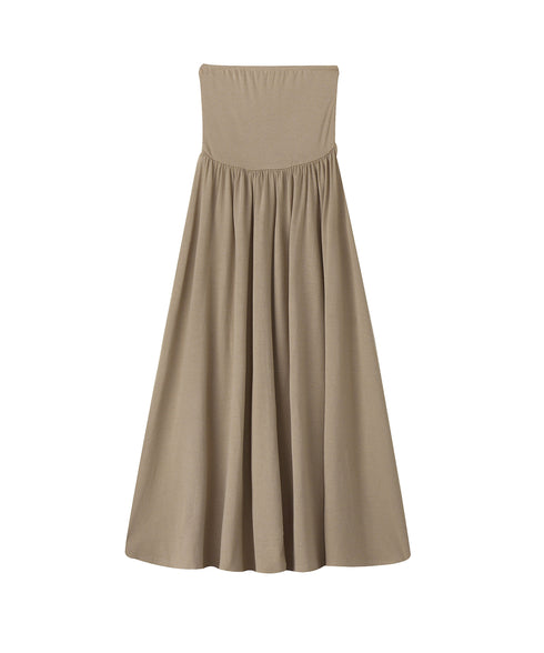 Bare Top Flare Dress