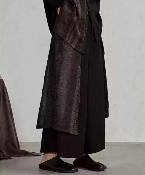 Drape Switch Blouse & Pants